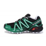 Hombre Salomon Speedcross Zapatillas Outdoor Negro/Verde Precio Barato