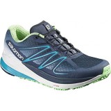 Salomon Mujer Sense Propulse Zapatos Trail Running Slate Azul/Blanco/Fresh Verde Tienda