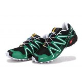 Comprar Salomon Speedcross 3 Hombre Montaña Zapatos de trail running Negro/Blanco/Verde